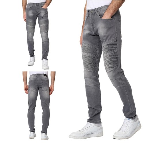 Jeans uomo nervato slim fit