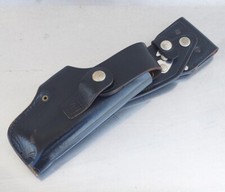 Fondina Polizia Tedesca Walther P5 e similari in cuoio nero marcata originale
