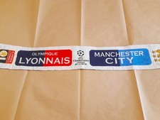 Sciarpa calcio LIONE vs MANCHESTER CITY ( 2018 ) Champions League 