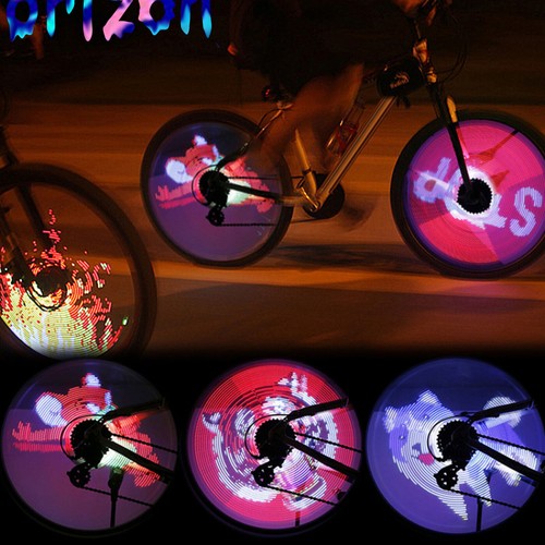 Luce raggi ruota bicicletta