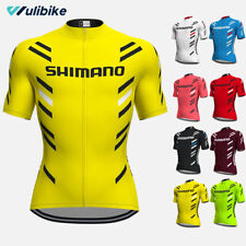 Maglia da Ciclismo da Uomo Manica Corta Bright MTB Jersey T-Shirt Traspirante