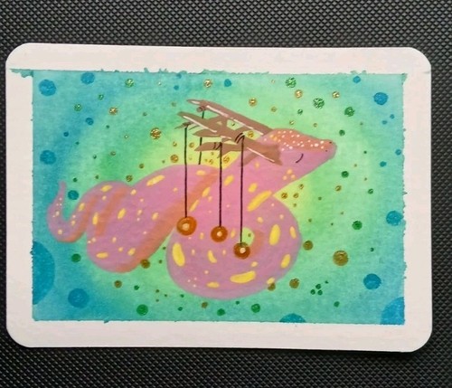 Carta artistica aceo originale - aceo,