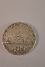 500 Lire Caravelle silver