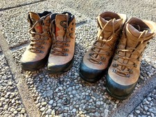 scarponi da montagna in pelle scamosciata 