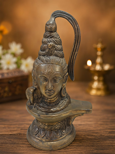 Statua busto shiva lingam - busto,