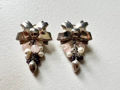 Orecchini vintage argento - vintage,