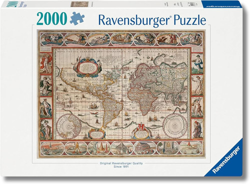 Puzzle mappamondo 1650 - -, |