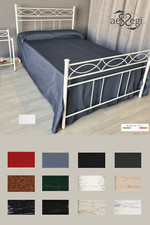 Letto alla francese in ferro battuto Rosa Anna