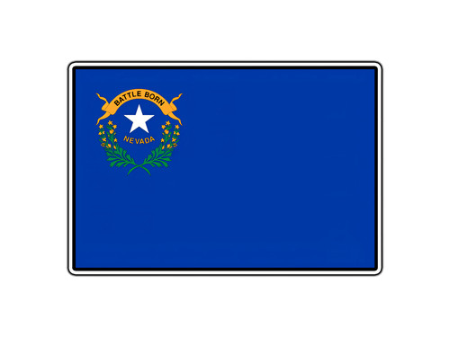 Adesivo nevada bandiera - adesivo,