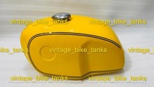 Serbatoio benzina benzina BMW R100 RS RT R90 R80 R75 acciaio verniciato giallo