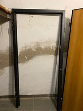 portone blindato da interno compreso di telaio e controtelaio colore noce chiaro