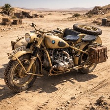 Stampa poster moto sidecar
