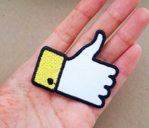 Facebook like giallo - like, on