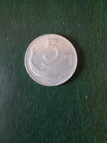 Moneta lire 1955 repubblica - moneta,