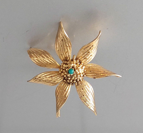 Spilla ciondolo vintage grande - vintage,