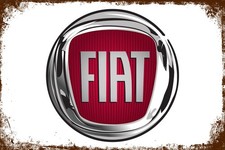 Targa in latta FIAT 30x20 cm