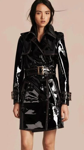 Trench donna pvc impermeabile - trench,