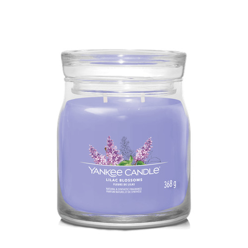 Yankee candle signature - candle, lilac