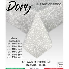 TOVAGLIA DORY arabesco BIANCO