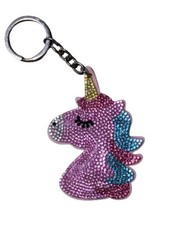 Porte clés licorne rose - porte,