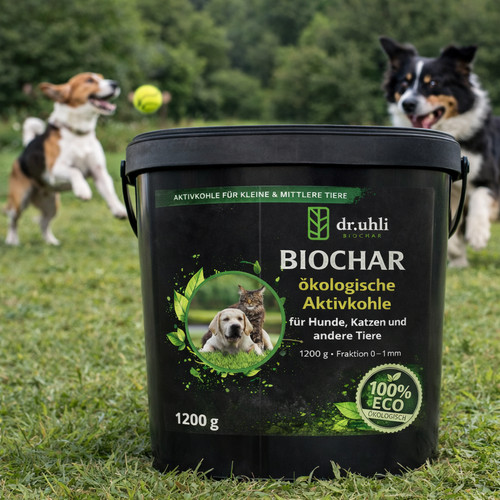 Biochar per animali 1200g - per,