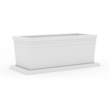 Fioriera Liscia Cm 100 Bianca