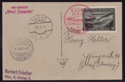 Cartolina zeppelin 127 - cartolina, lz
