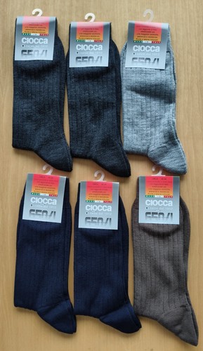 Stock 6paia calze corte uomo