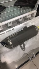 Silenziatore nero akrapovic - silenziatore,