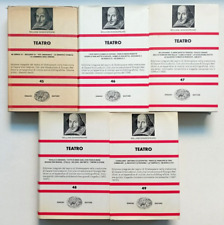 TEATRO, W. Shakespeare VOLUMI n. 45-46-47-48-49 - ediz. completa NUE Einaudi