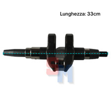 ALBERO MOTORE CONICO DIAMETRO 23mm VERSIONE MOTOZAPPA YANMAR KAMA L100 LA186