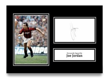 Joe Jordan foto firmata a mano