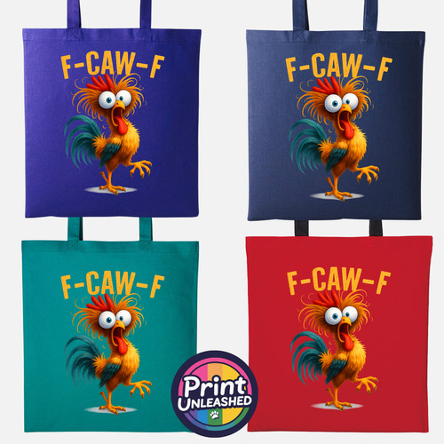 Borsa tote caw - tote, divertente