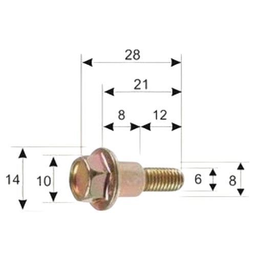 434359 bullone coperchio testa - 434359,
