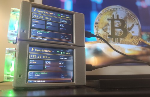 Dual spark miner solo crypto - miner,