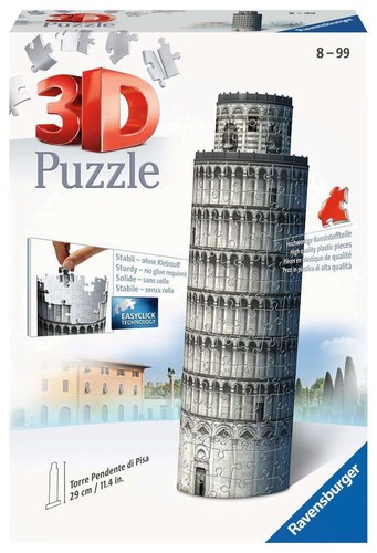 Puzzle torre di pisa - 3d, puzzle,