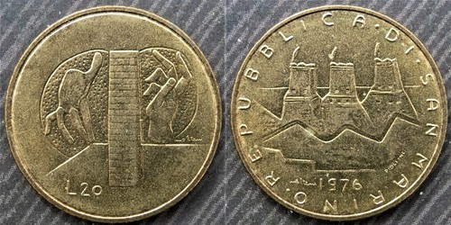 San marino 20 lire - san,