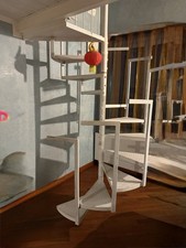 Scala chiocciola in ferro