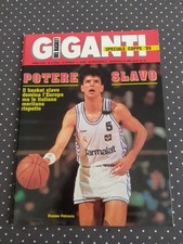 RIVISTA QUINDICINALE I GIGANTI DEL BASKET  NUMERO 6   ANNO 1989 SPECIALE COPPE 
