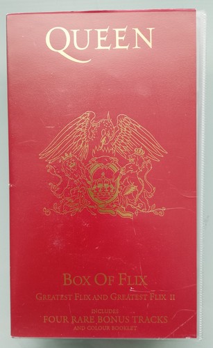 Queen box flix vhs video - queen,