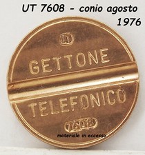 1976 GETTONE TELEFONICO UT