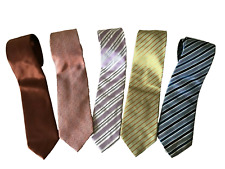 STOCK LOTTO 5 PEZZI CRAVATTE SANTINO MADE IN ITALY KRAWATTE SETA TIE SILK