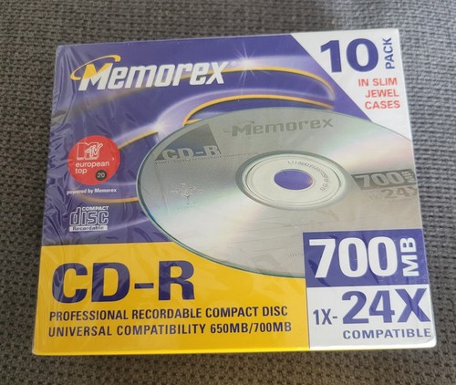 Lot memorex pack cd - lot, cd-r