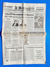 IL MESSAGGERO 27 APRILE 1995 COSTA SMERALDA-BERLUSCONI-FINI-REGINA MARGHERITA