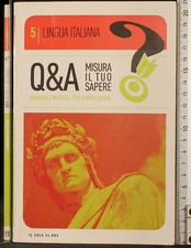 Q&A MISURA IL TUO SAPERE. VOL 5 LINGUA ITALIANA. AA.VV. IL SOLE 24 ORE.