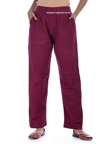 Donna cotone lino elastico - cotone,
