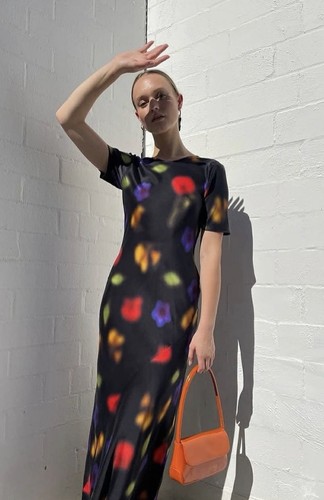 Abito maxy lavanderia seta - maxy,
