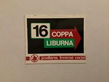 RALLY - 16^  COPPA LIBURNA - ADESIVO - STICKER - AUTO COLLANT - 1982