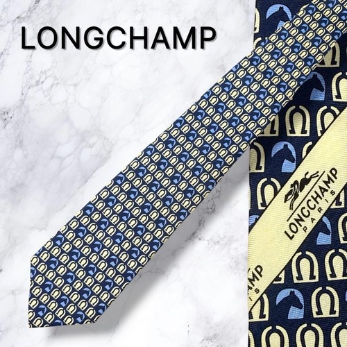 Cravatta longchamp seta logo - longchamp,