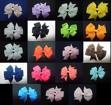 Pinza Clip Fermaglio Capelli Nodo Fiocco Nodo Retrò Pinup Parrucchiere 20 Colori